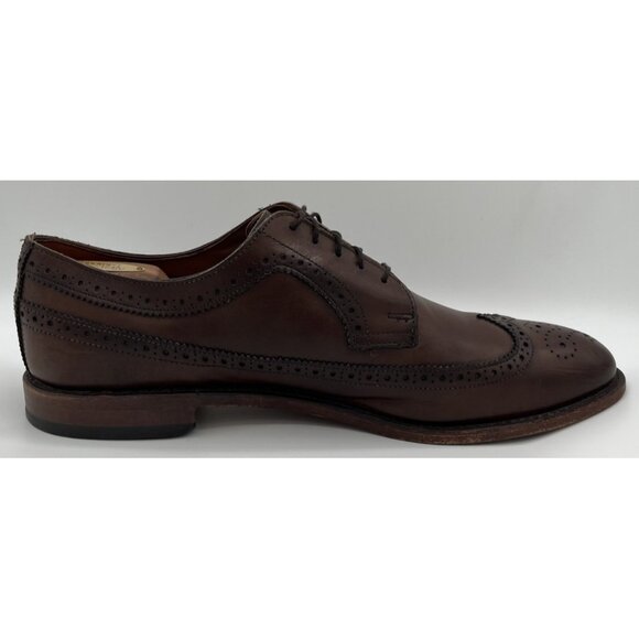 Allen Edmonds Men’s Size 12D McGregor Dark Brown Wingtip Derby Dress Shoes - Picture 5 of 12
